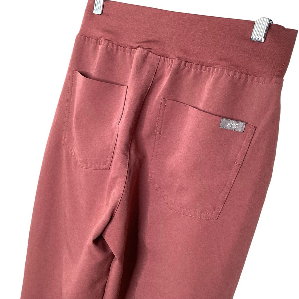 Figs Zamora Pants Women Sz XS Pink Scrubs Joggers Healthcare Nurse Cargo EUC - Picture 6 of 7